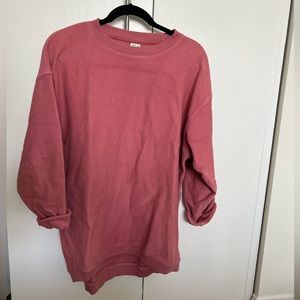 Aerie oversized waffle sweater top